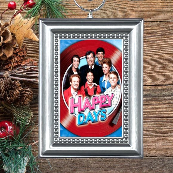 Happy Days TV Show Memorabilia Retro Nostalgic Christmas Tree‎ Ornament - Picture 1 of 3